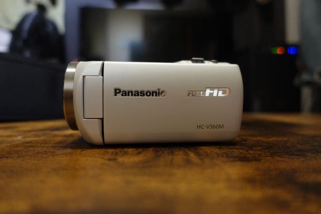【美品・動作確認済】Panasonic ビデオカメラ HC-V360Mケース付き