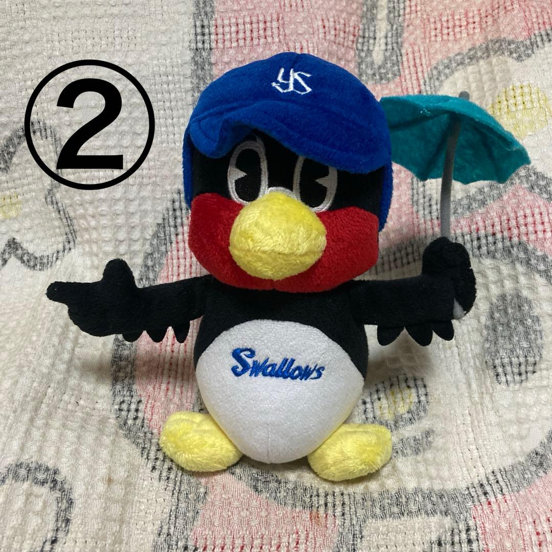 ヤクルトスワローズ　つば九郎　お座りつば九郎　4コセット　中古品