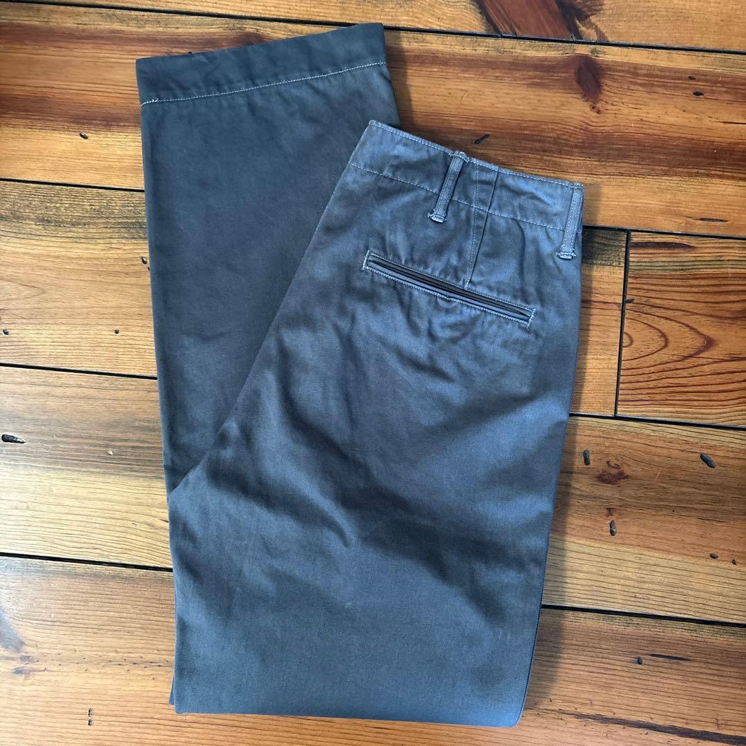 【定番】ウエアハウスLot 1082 CHINOES ブルーグレーチノパン