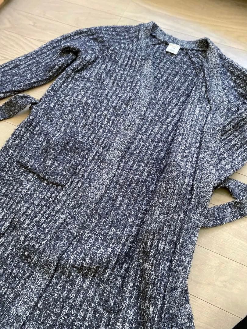 美品　ジェラートピケ　ニット　セットアップ　グレー　ネイビー