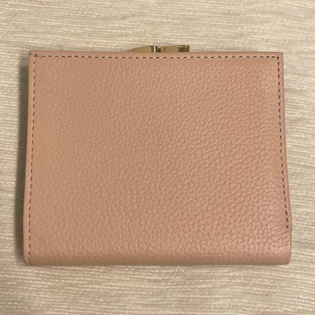 L*様 【新品未使用】皇居　財布　がま口　ピンクベージュ　薄ピンク