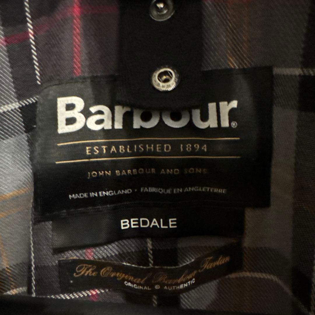 24年製 バブアー ビデイル 38 ブラック オイルドジャケット