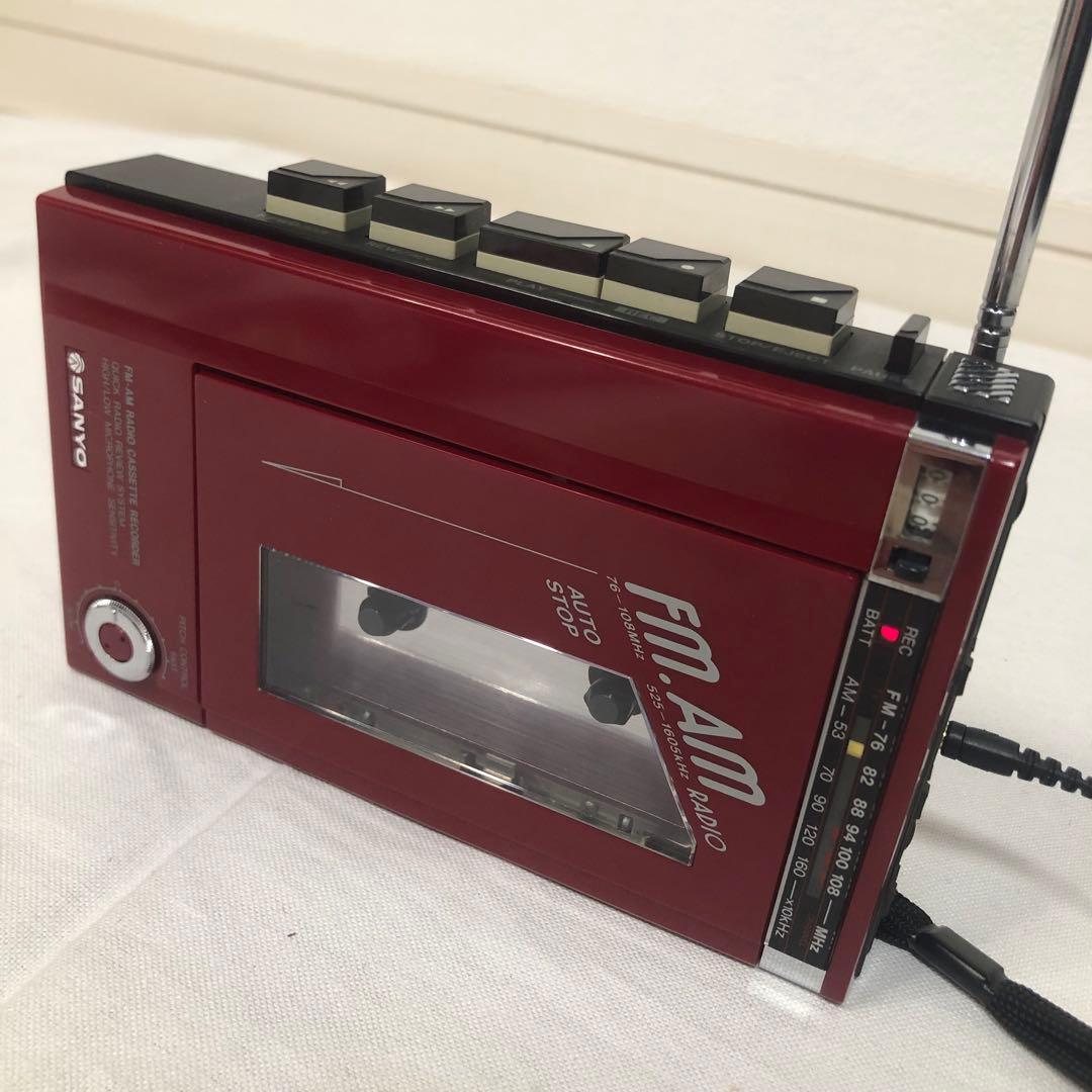 送料込★新品級美品★SANYO MR-60 ラジカセ　ラジオ動作確認済 レトロ