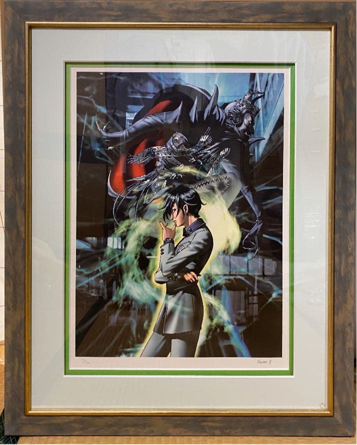 女神異聞録ペルソナ　直筆サイン付き100枚限定版画証明書付き