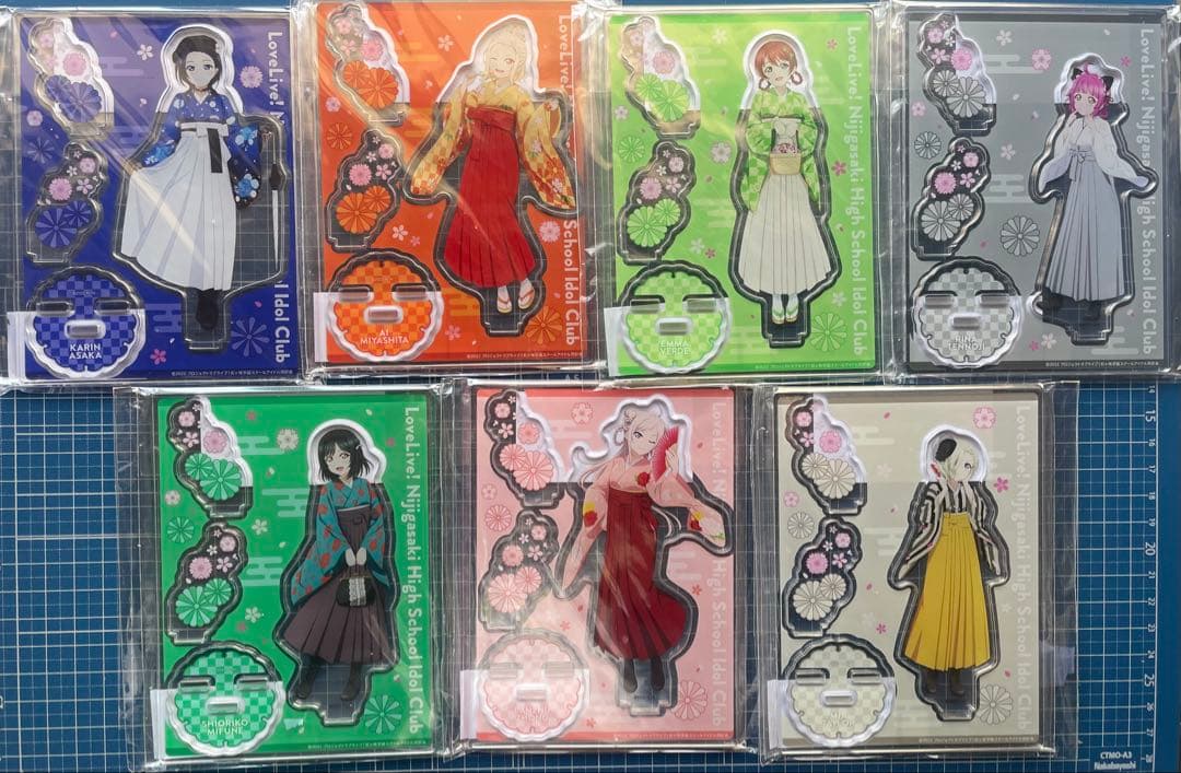 東京駅いちばんプラザ「ラブライブ！虹ヶ咲学園」　アクリルスタンド　コンプ