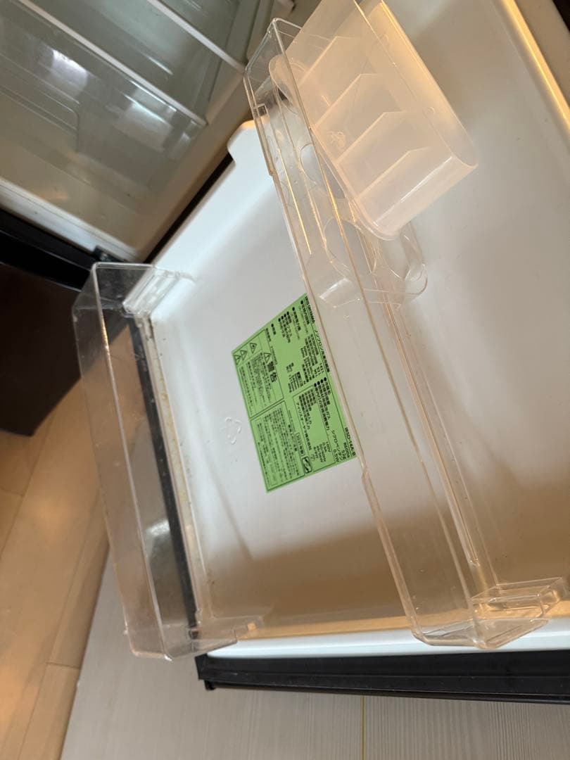 IRIS OHYAMA ブラック冷蔵庫