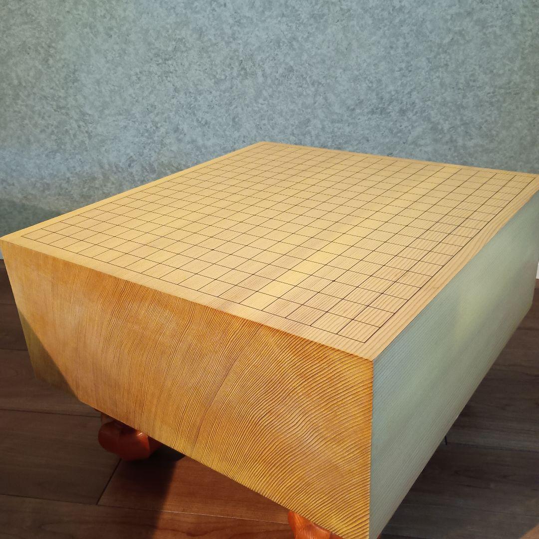 高級碁盤（17.2cm）柾目 蛤白石（180） 那智黒石（181）