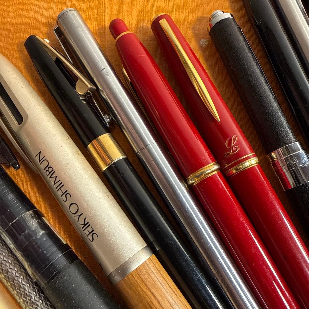 ボールペン　シャーペン　万年筆　まとめ　大量