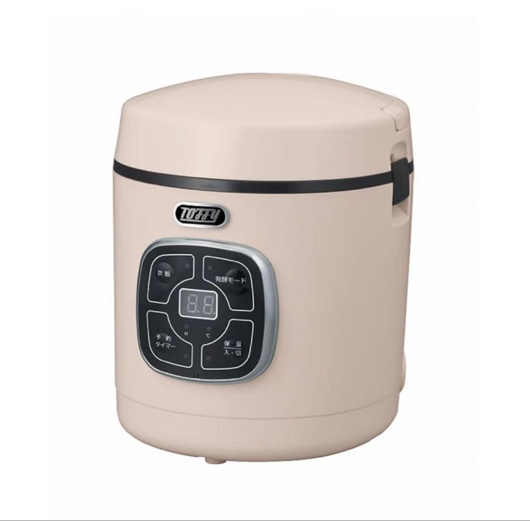 新品未開封 Toffy マイコン炊飯器 シェルピンク LADONNAラドンナ