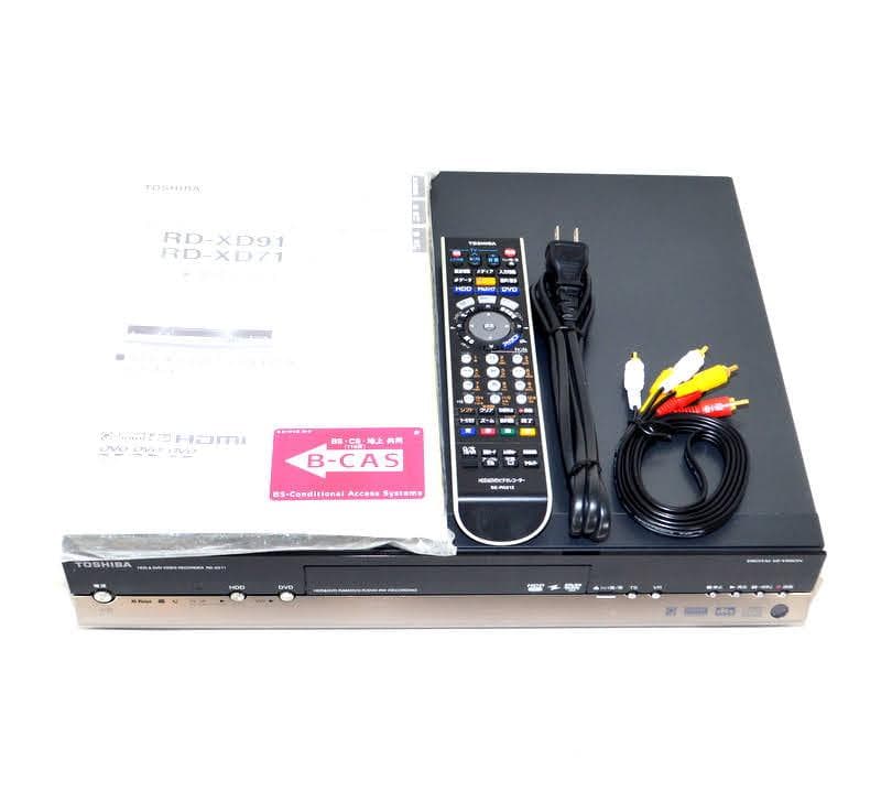 B-CAS赤TOSHIBA 東芝 RD-XD71 HDD＆DVDビデオレコーダー