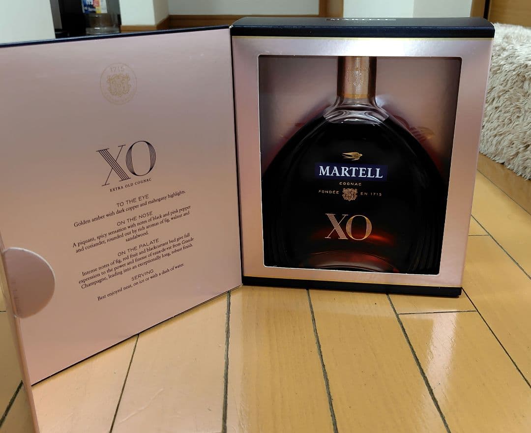 希少マーテル X.O. コニャックブランデー700mlBox入新品未開封