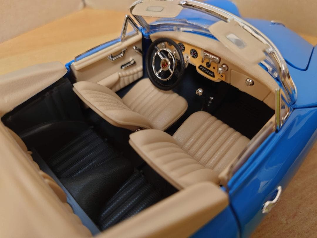 1/18 ポルシェ356B オープン ブルー PORSCHE 356B 1961