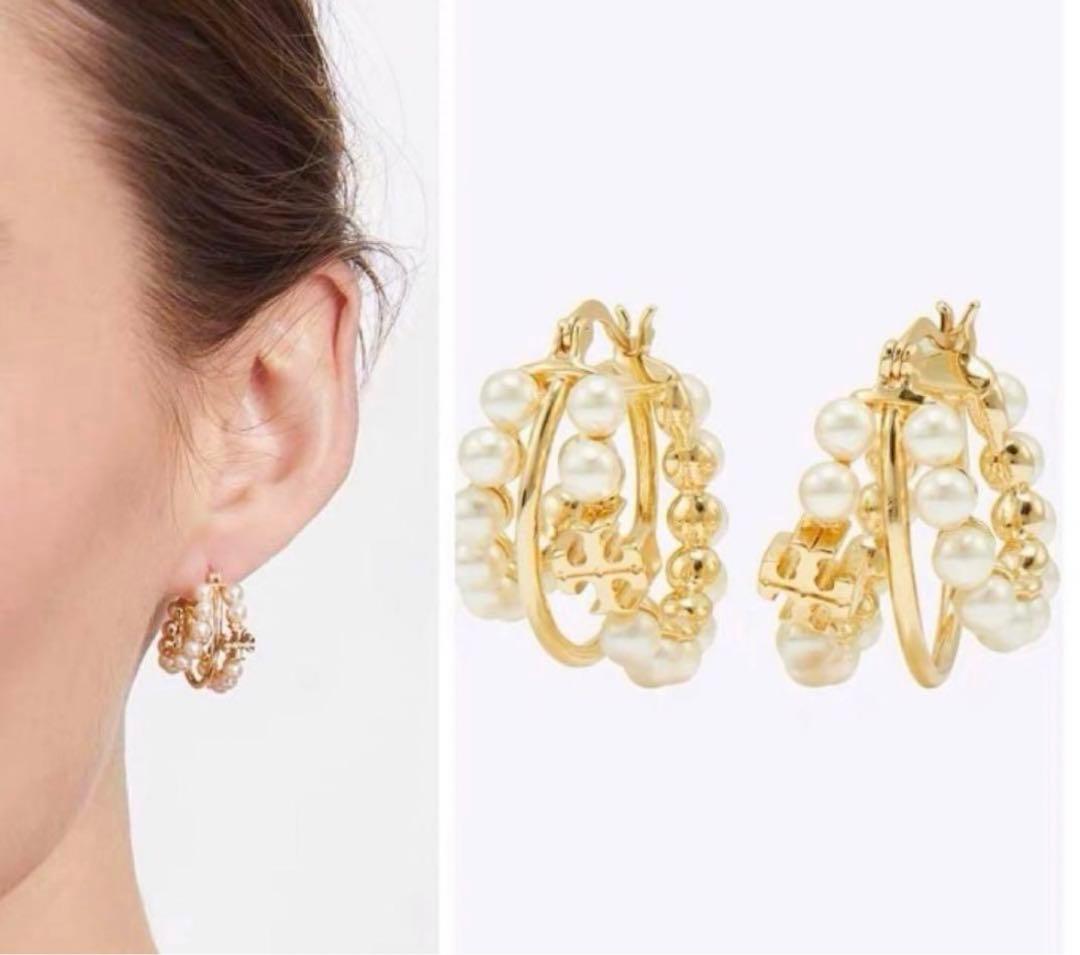 N11305Ge トリーバーチ　フープピアス　他合計4点セット