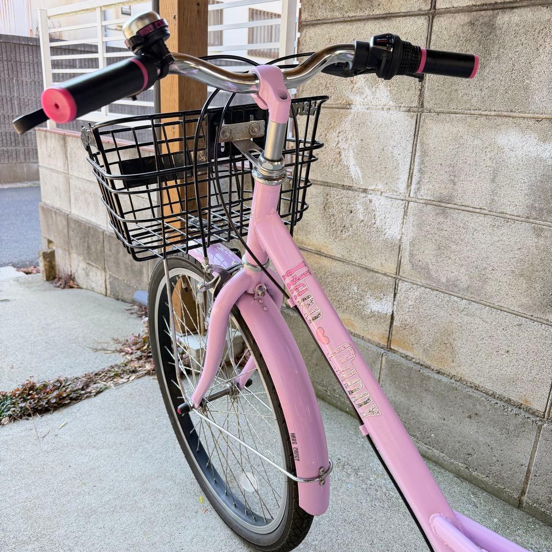 ​【美品・室内保管】女の子 24インチ 自転車 直接引取限定