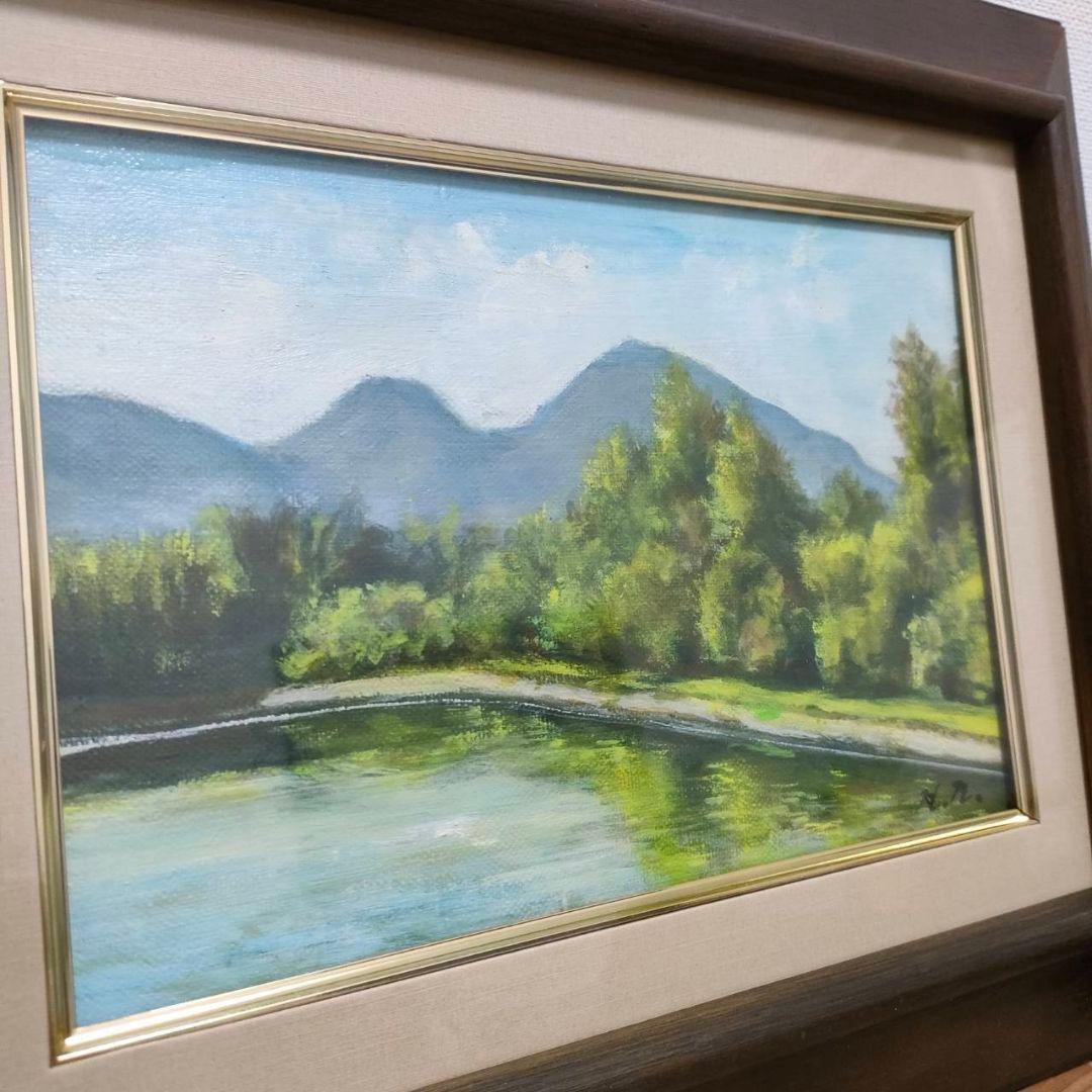 風景画　油絵　中島裕司