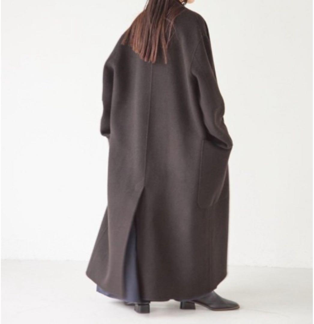 【近年✨大きなポッケ】TODAYFULウールオーバーコート ロング黒トゥデイフル