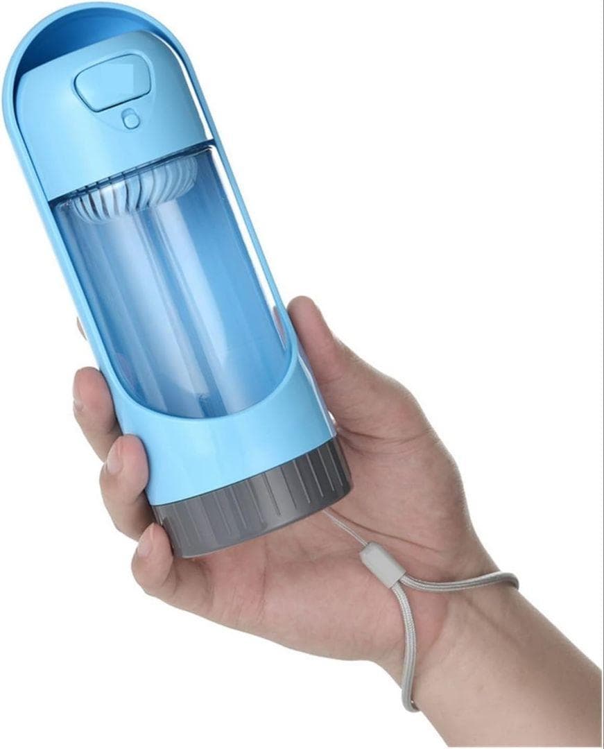 清潔な水を❣️炭フィルター✨ポータブルペット犬水ボトル飲料