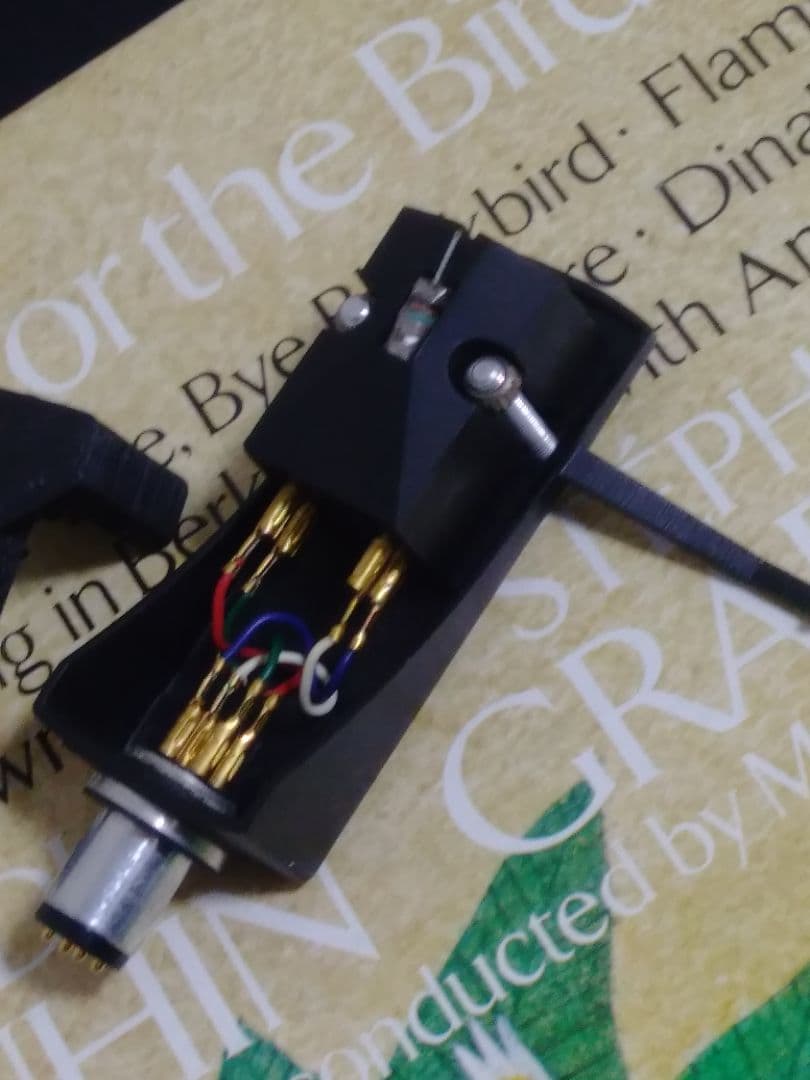 デノン MCカートリッジ DL-103 ヘッドシェル PCL-5 音質良好品