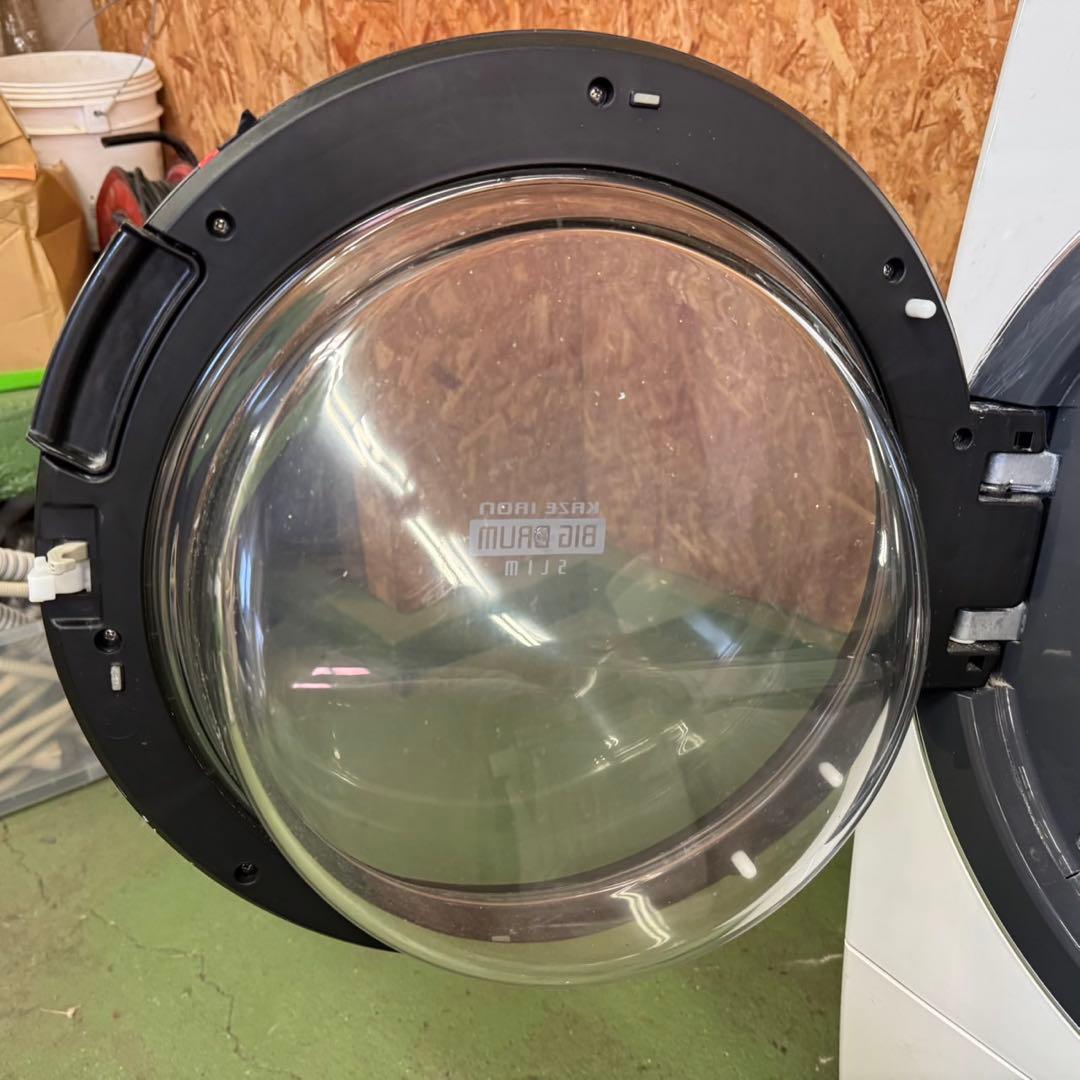 296 日立ドラム式洗濯機　10/6キロ　小型　一人暮らし　左開き　乾燥付き