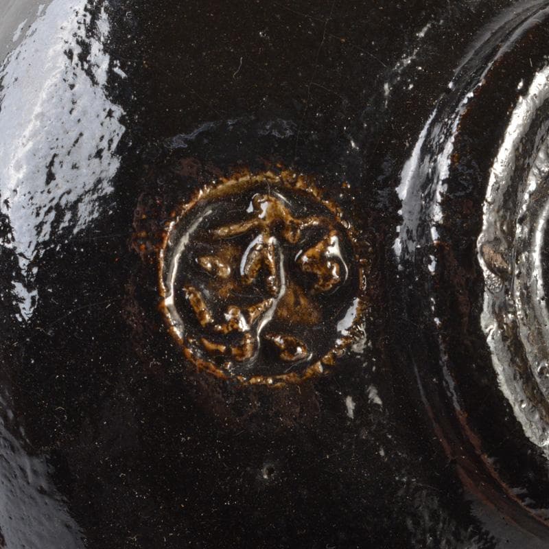 茶道具　漆塗　茶箱　黒楽茶碗　独楽棗など　七点　一式　V　6549