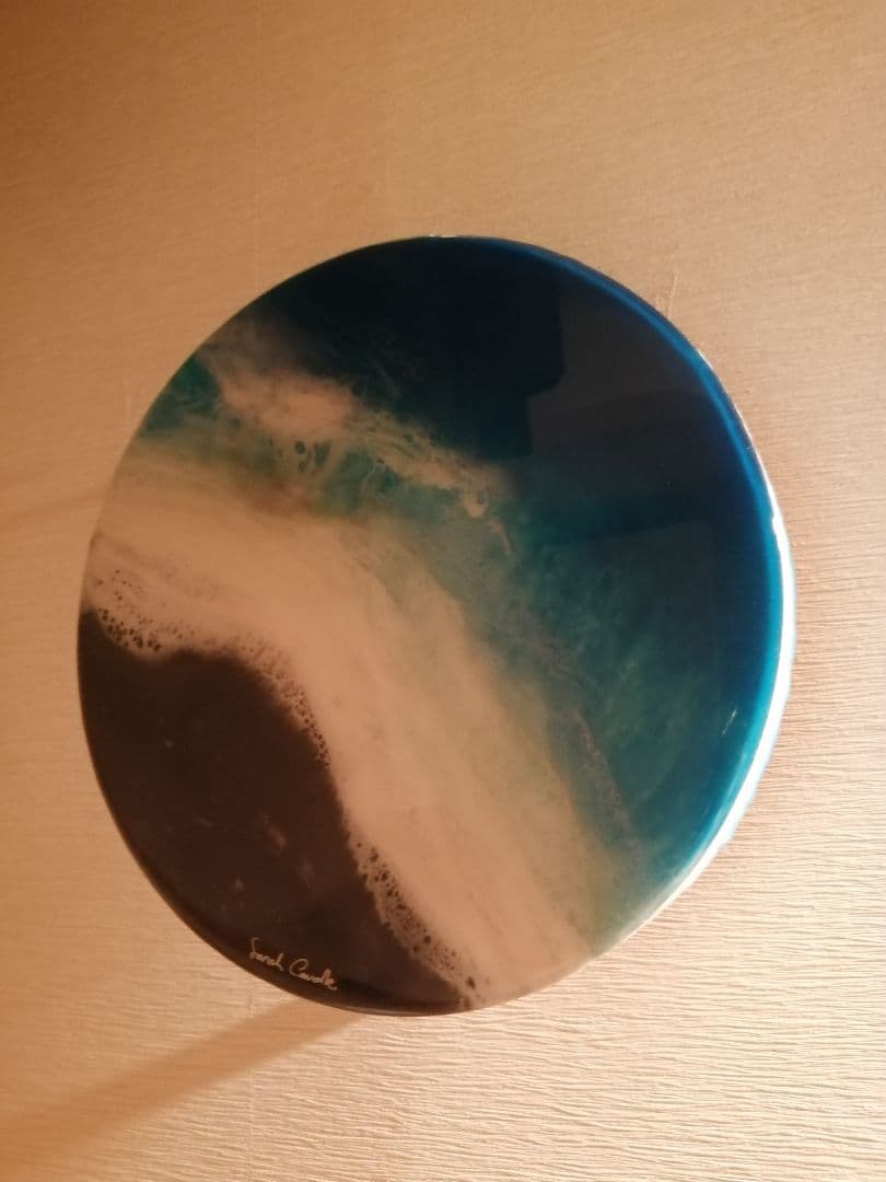 最終価格 サラカードル 原画 丸型 2017 Sarah Caudle 絵画