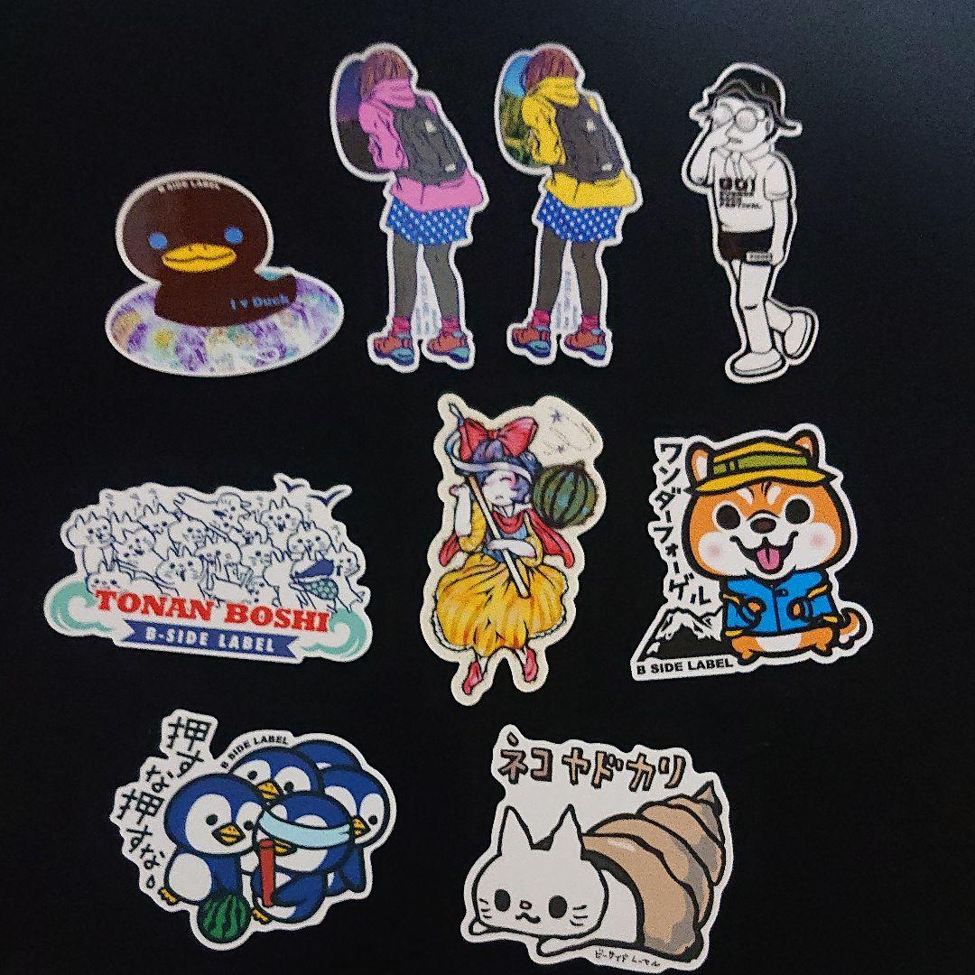 ビーサイドレーベル 夏企画？ステッカー エキサイティング 9種類