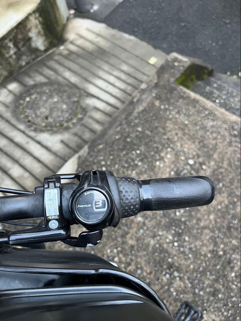 【引取限定】ブリジストン　電動自転車　アンジェリーノ　チャイルドシート付