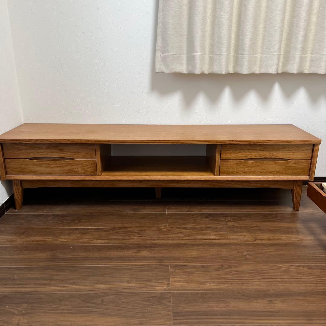 ウニコ unico SIGNE シグネ テレビボード W1600 ブラウン