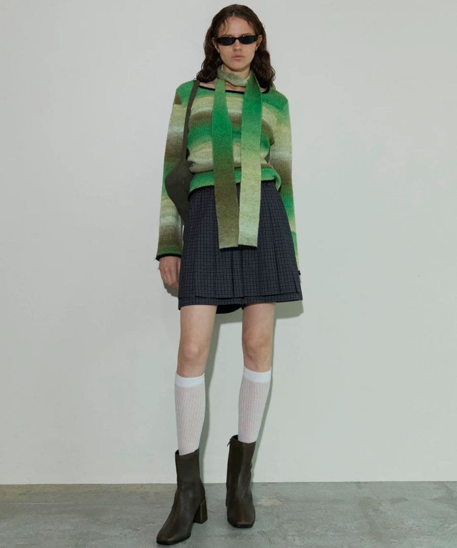 パンツ MAISON SPECIAL Pleats Culotte Skirt