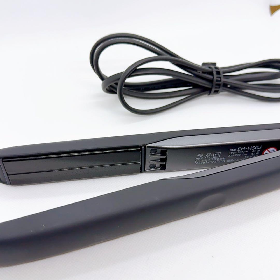 パナソニック　ストレートアイロン　ナノケア　黒　ブラック　EH-HS0J-K