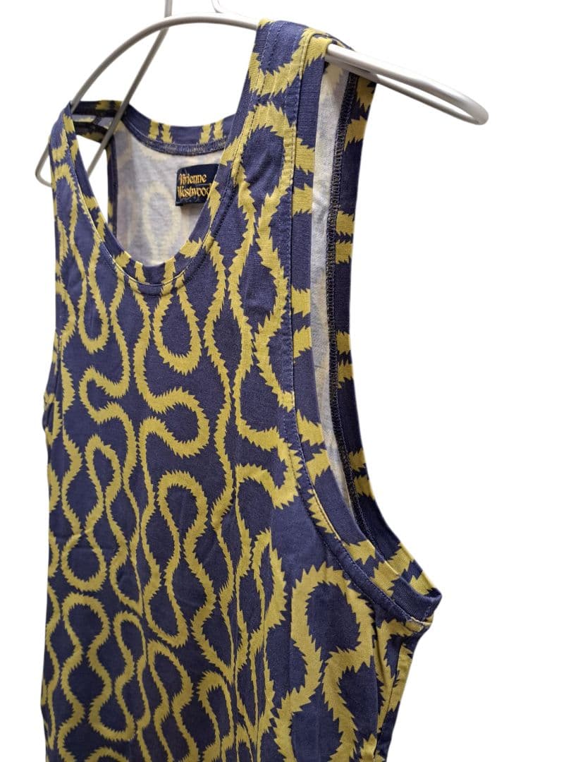 ポンポン スクイグル タンクトップ NAVY