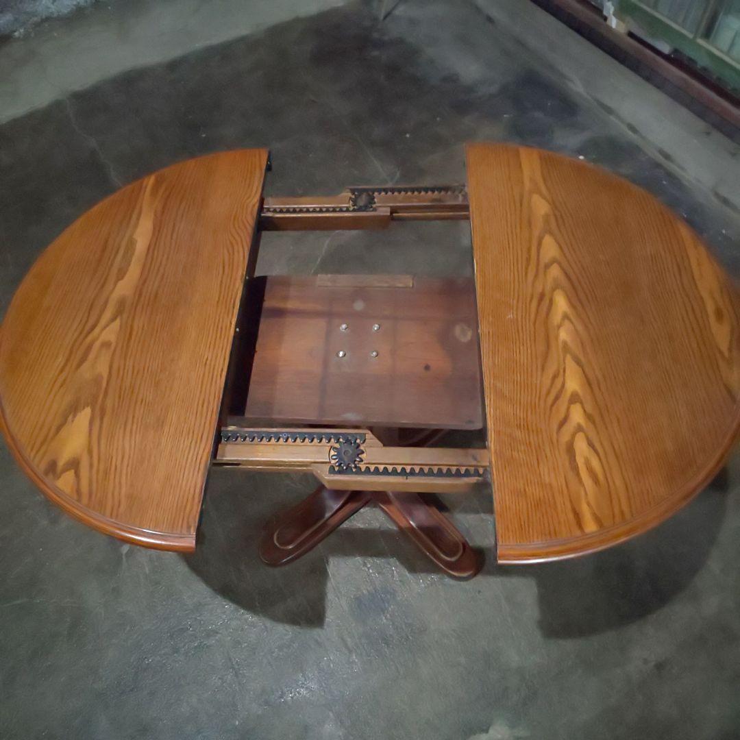 専用　シンリー ダイニングテーブル 伸長式 丸テーブル 木製 ヴィンテージ