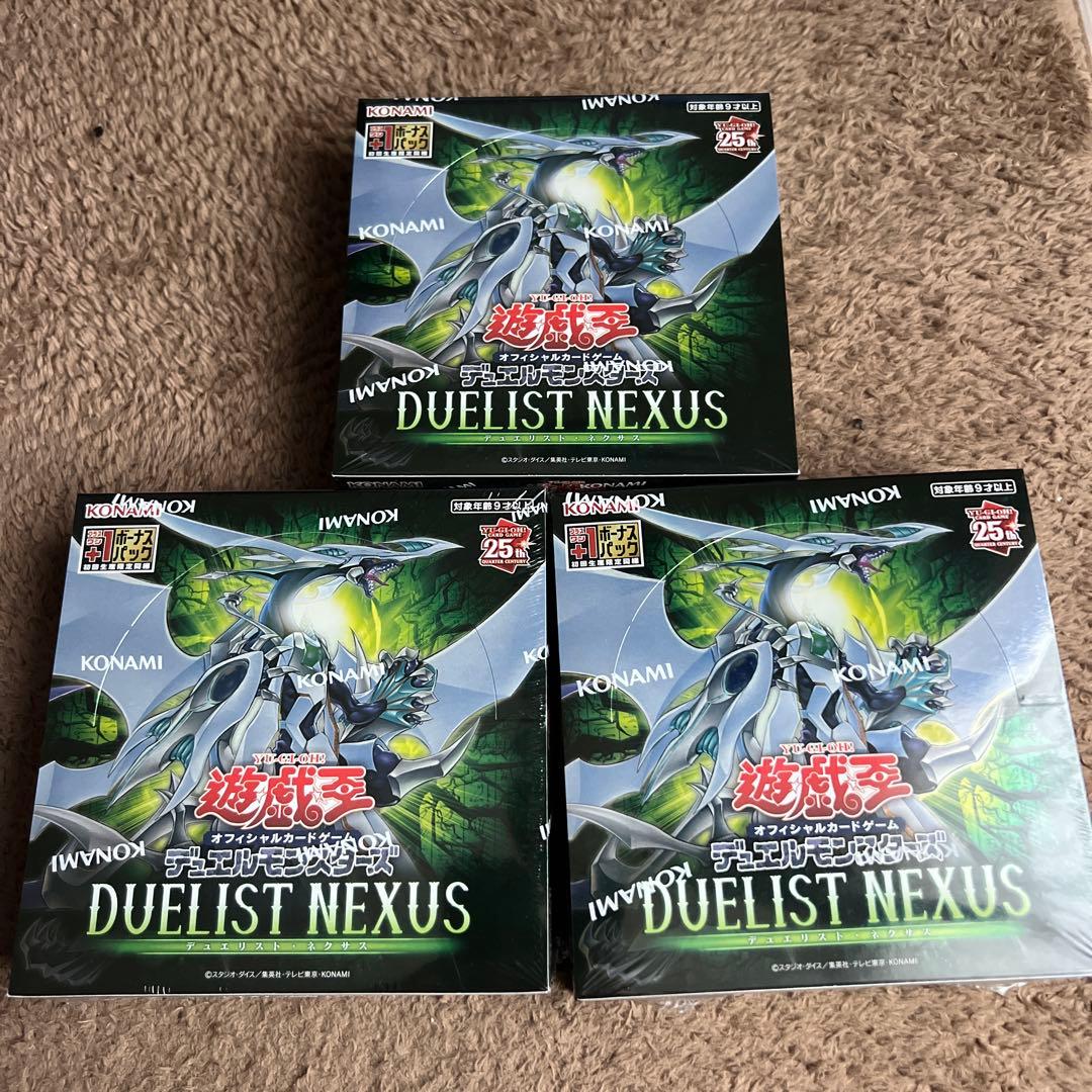 遊戯王OCG DUELIST NEXUS 3箱セット　シュリンク有