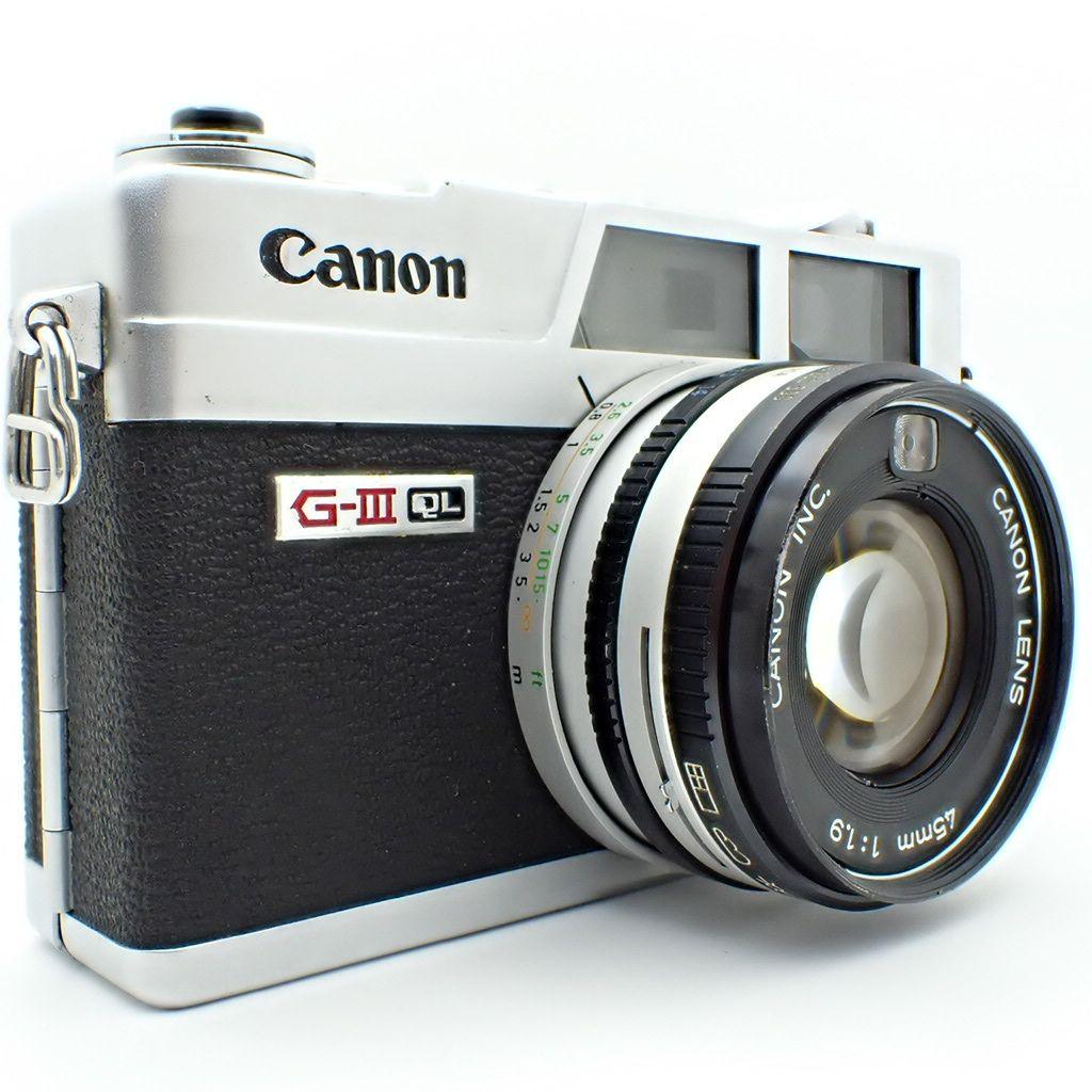 【動作確認済】CANON New Canonet QL19 G-Ⅲ電池&ケース付