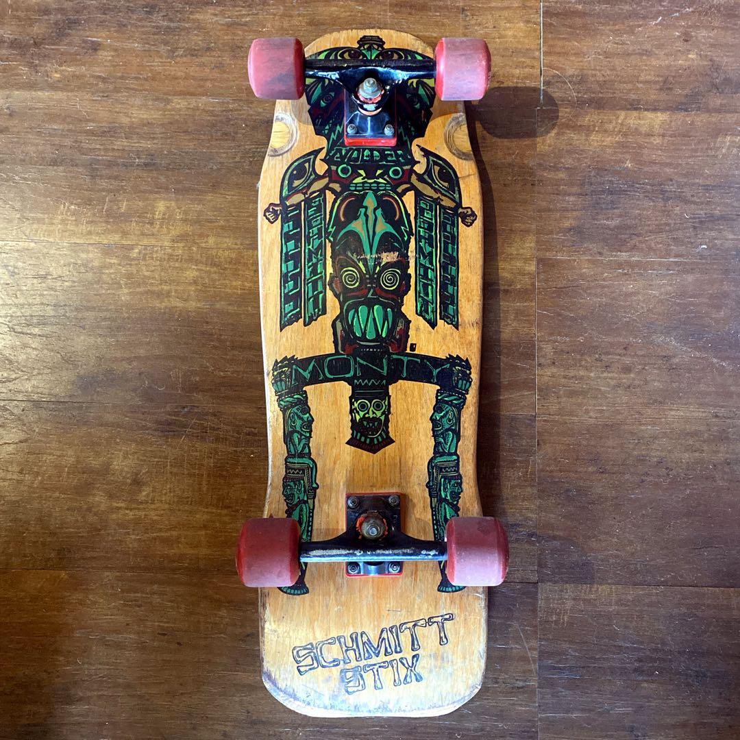 80’s old school Schmitt Stix skateboard