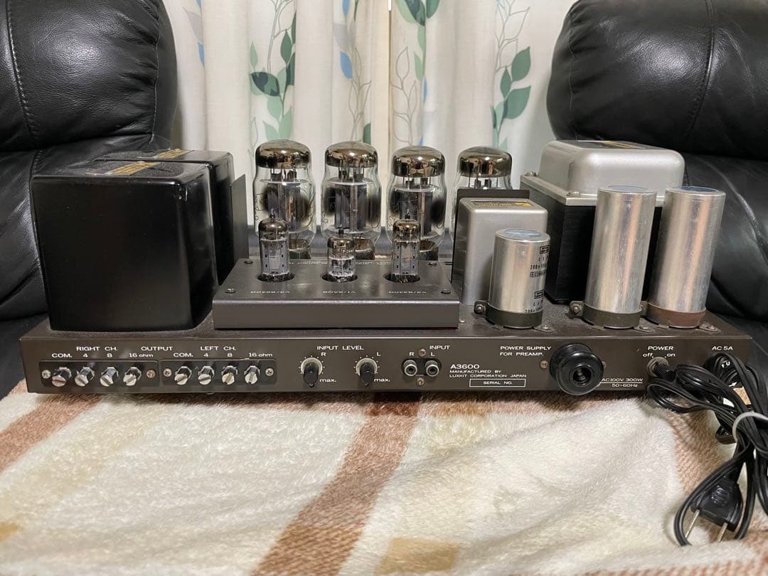 LUXMAN　ラックスマン　真空管アンプ　パワーアンプ　A3600 動作確認済み