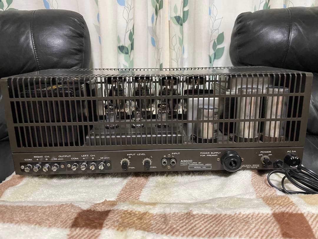 LUXMAN　ラックスマン　真空管アンプ　パワーアンプ　A3600 動作確認済み