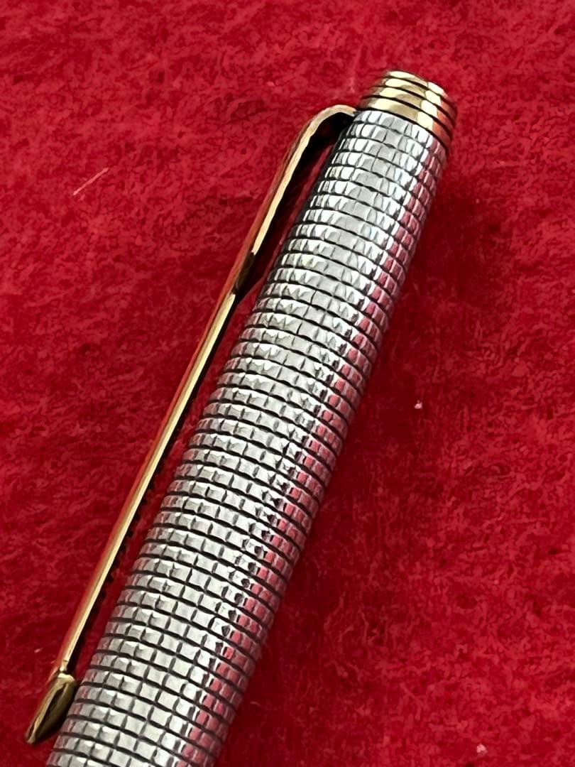 美品‼️パーカー75ボールペン シズレ スターリングシルバー ❗️リフィル新品‼️