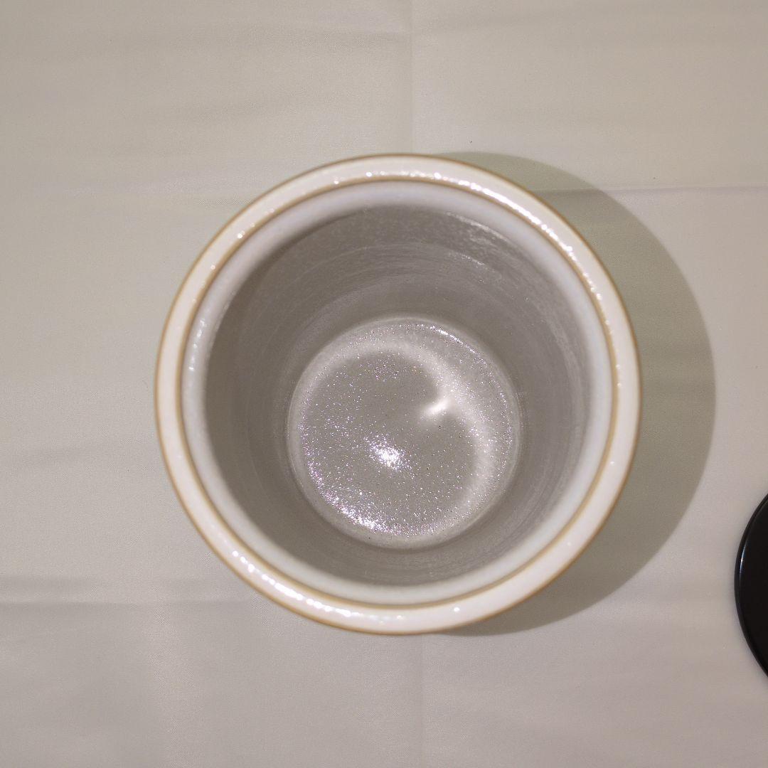 茶道具　水指　白磁　和蘭陀 「加藤藤山」作