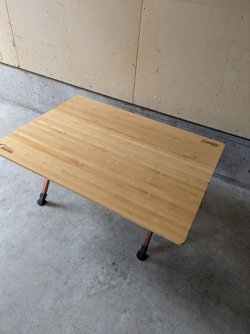 コールマン　コンフォートマスター　バンブーラウンジテーブル100