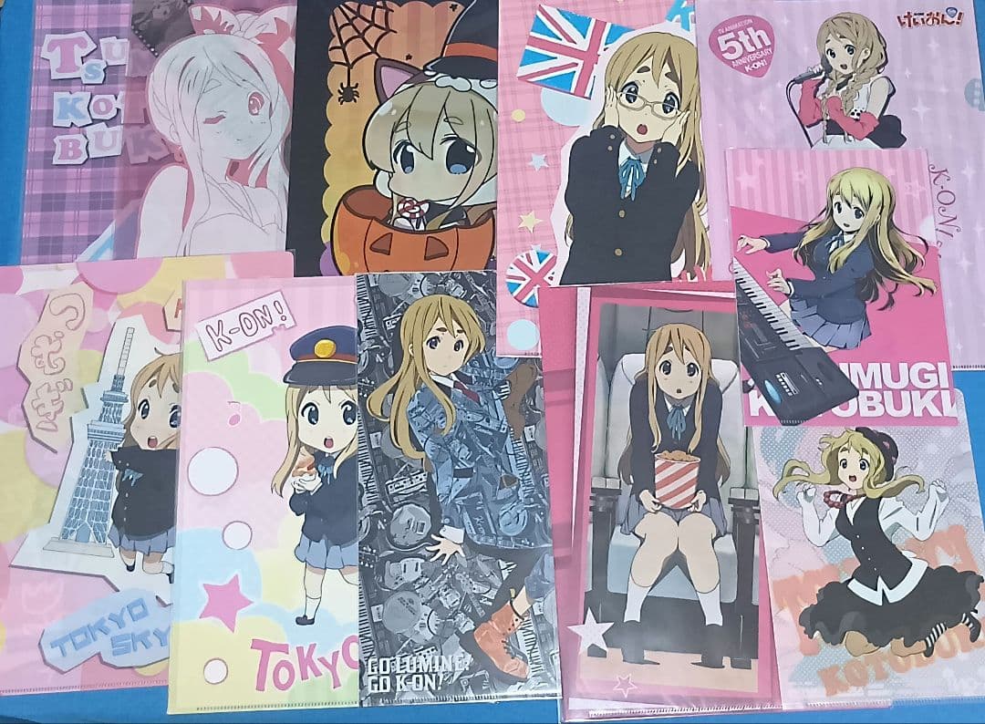 けいおん　琴吹紬　クリアファイル　36点セット　まとめ売り