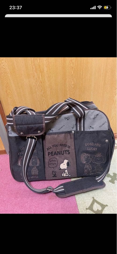 マール⭐︎ スヌーピー　犬用スリング・キャリーバック2点セット