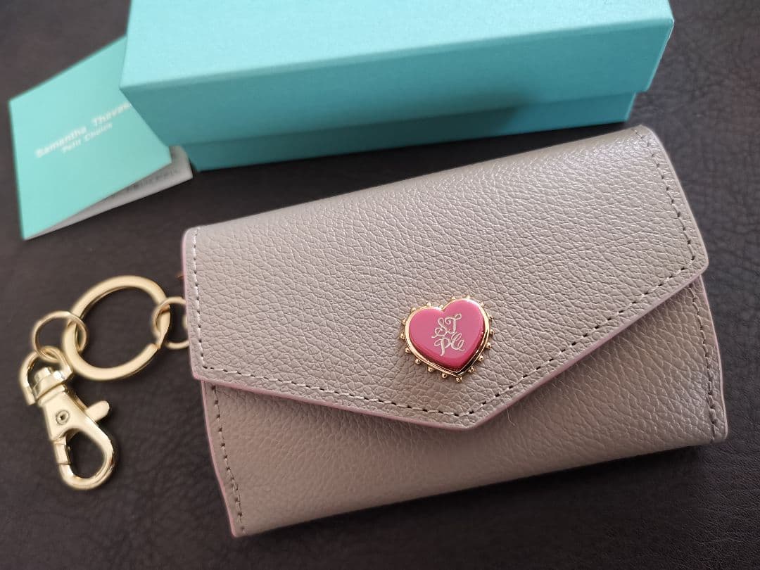 (新品)サマンサタバサ 牛革ミニミニ財布・ケース・キーフォルダー