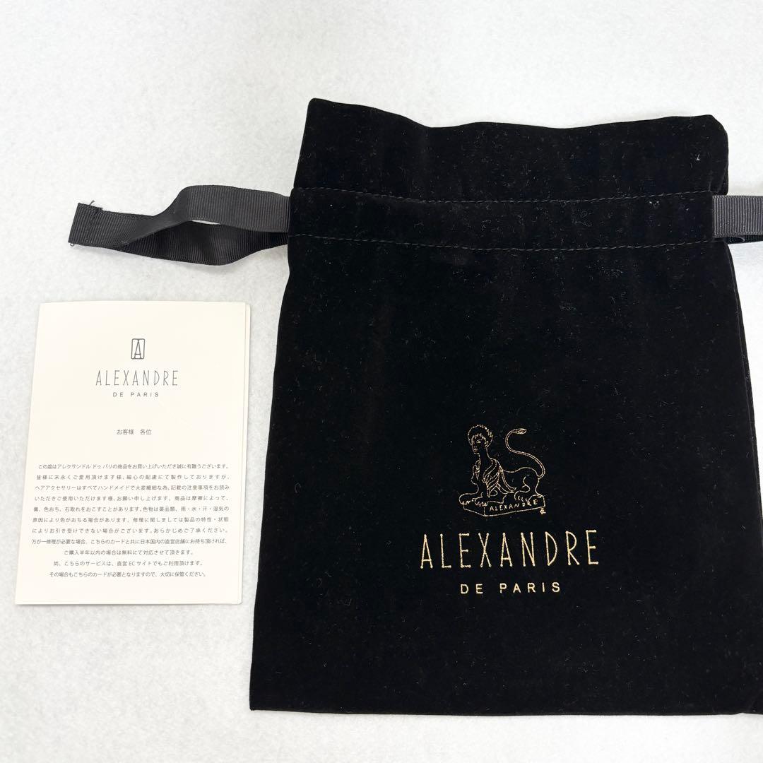 【未使用】アレクサンドルドゥパリ　カチューシャ　ブラウン　2.5cm