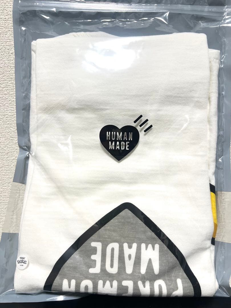 ポケモン ヒューマンメイド Tシャツ ホワイト グレー 札幌限定