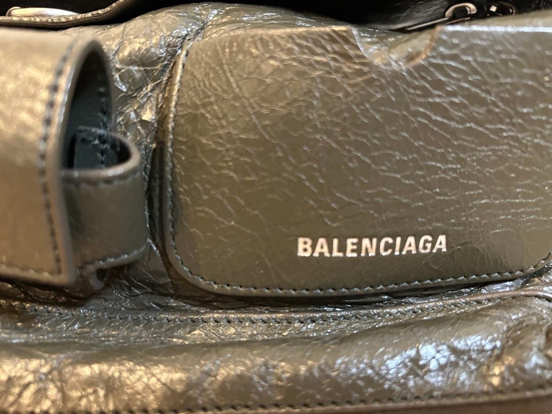 balenciaga superbusy バレンシアガ　カーキ　スモール
