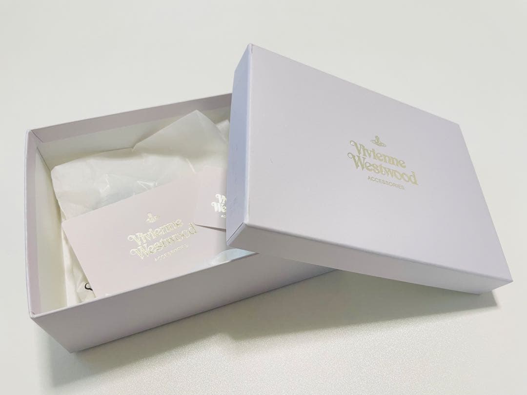 Vivienne Westwood ブラック 二つ折り財布 箱あり