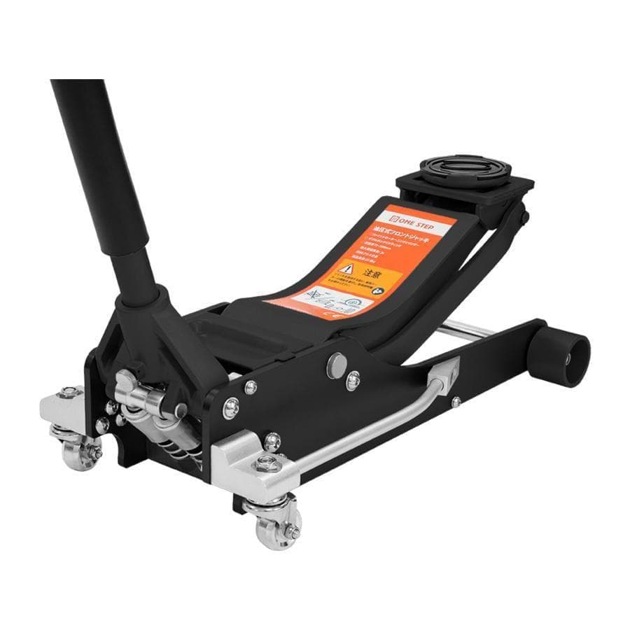 中古美品　油圧ジャッキ 低床 3t フロアジャッキ ブラック