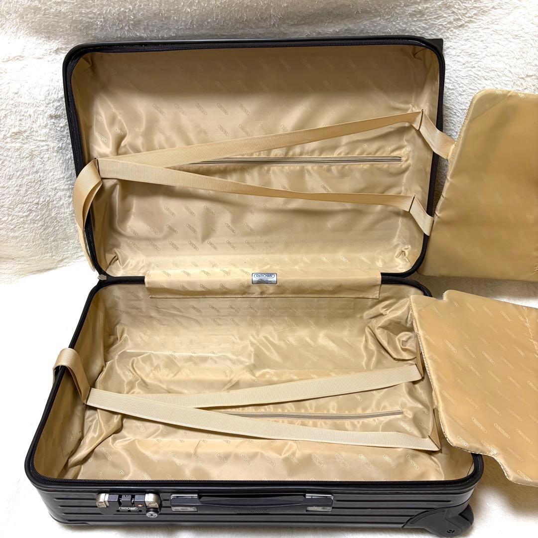 良品 リモワ サルサデラックス 35L 機内持ち込み 2輪 TSAロック 茶色