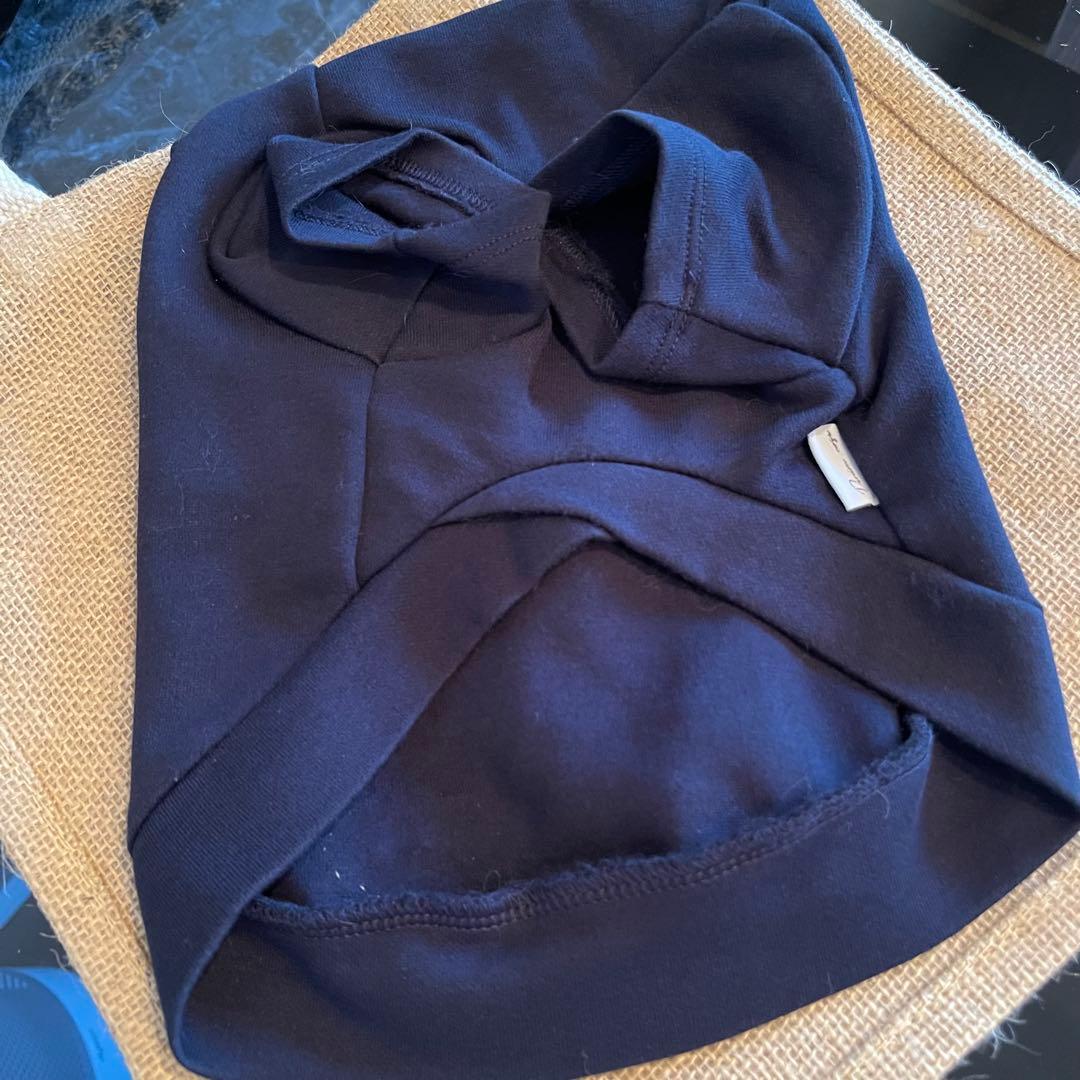 みみさま【DENIM ROSE】小型犬用プードルワッペンパーカー＋お揃いパーカー